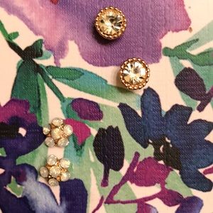 Two sets of sparkly earrings. Never worn.